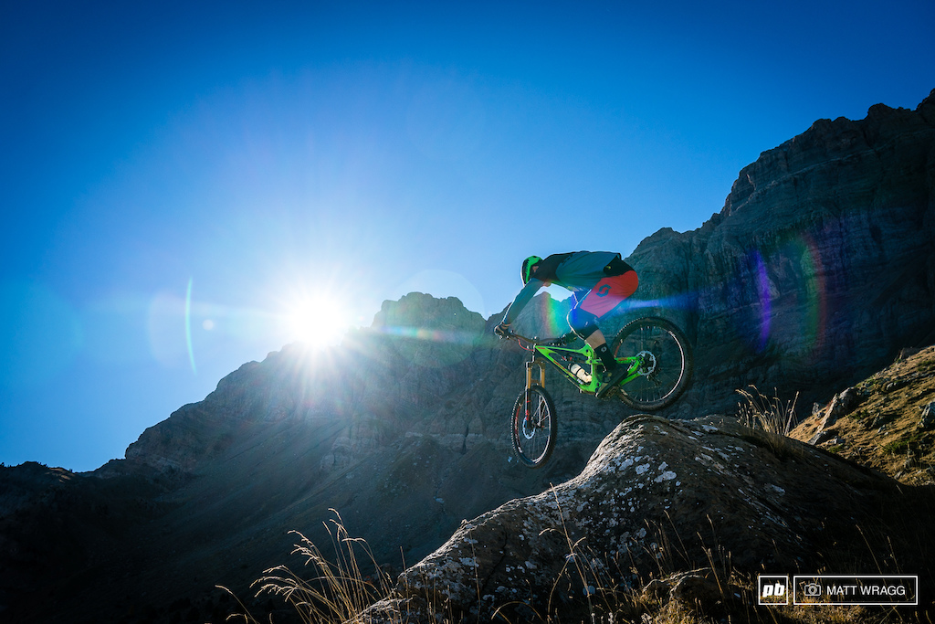 Enduro MTB Trail in Spanish Pyrenees